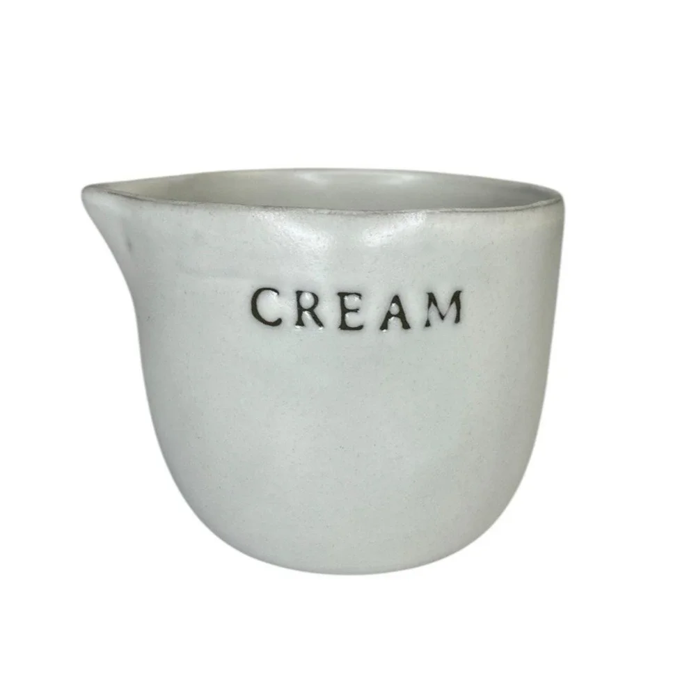 Hearth & Hand‎ Magnolia Stoneware Cream Cellar Creamer New